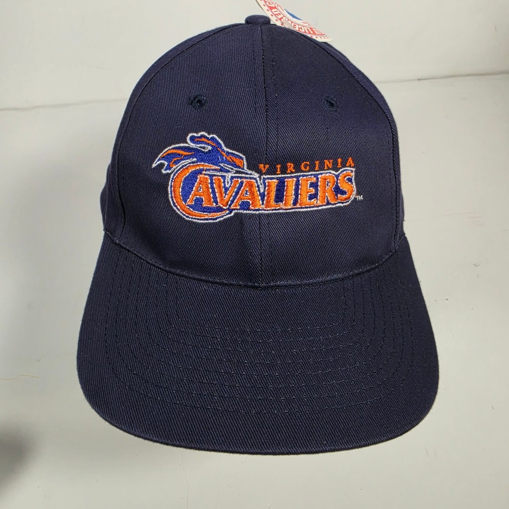 Vintage Virginia Cavaliers KC Caps Navy Blue Snapback Hat NWT NCAA